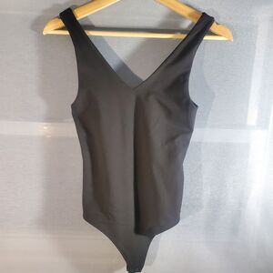 Abercrombie Soft A&F black minimal bodysuit women’s XS